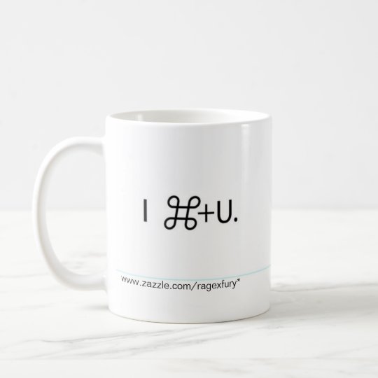 I Cmd+U. Coffee Mug