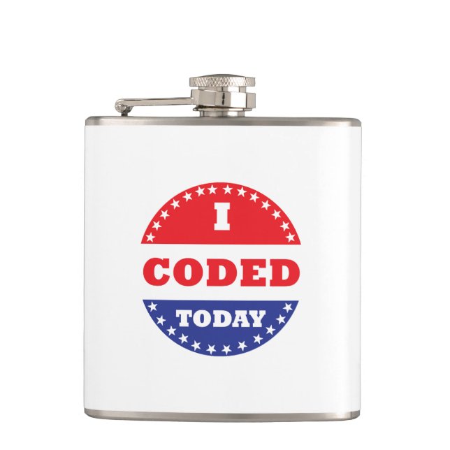 I Coded Today Flask (Front)