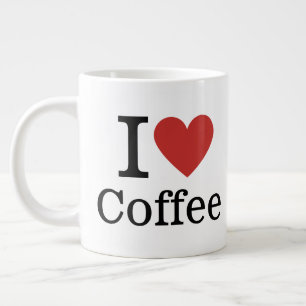 I ❤️ Coffee CUSTOMIZABLE Giant Coffee Mug