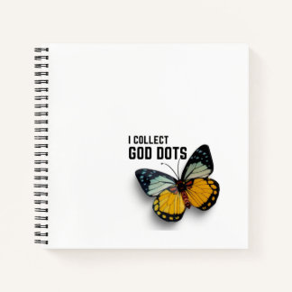 I Collect GOD DOTS Spiral Notebook-Journal Notebook