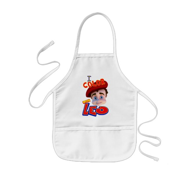 I Color with Leo Apron (Front)