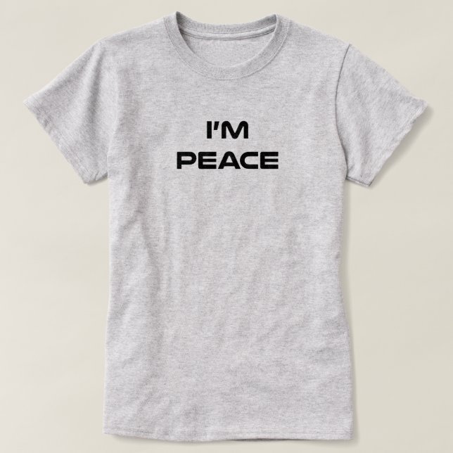 I Come In Peace (Matching Couples Shirt) T-Shirt (Design Front)