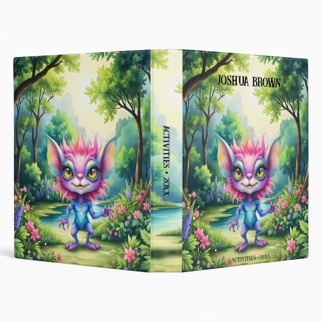 I Come in Peace… Probably.  3 Ring Binder (Background)