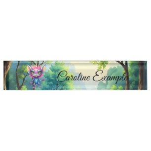 I Come in Peace… Probably. Desk Name Plate