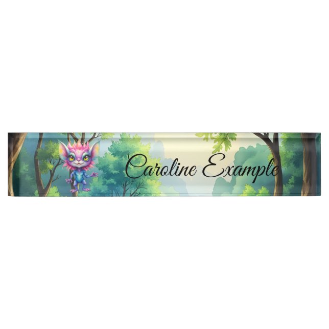 I Come in Peace… Probably. Desk Name Plate (Front)