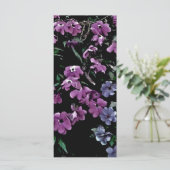 I come to the garden alone floral bookmark (Standing Front)