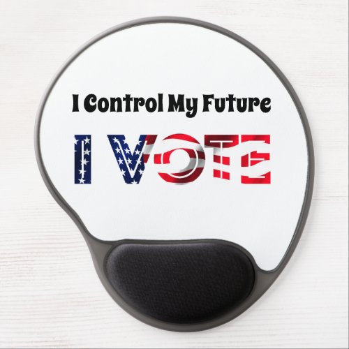 I Control My Future _ I Vote Gel Mouse Pad