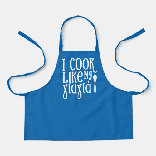 I cook like my Yiayia Greek blue Apron