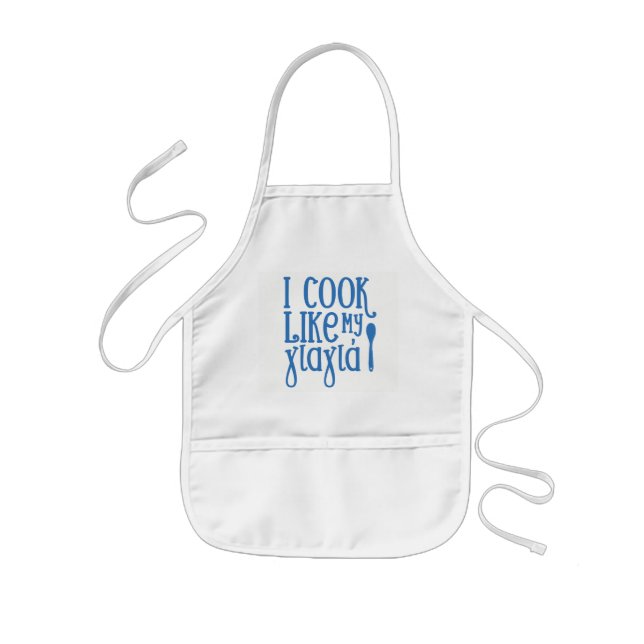 I cook like my Yiayia Greek Kids' Apron (Front)