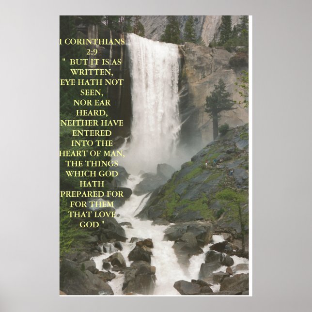 I CORINTHIANS 2:9 POSTER (Front)
