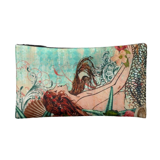 I Cosmetic Bag Mermaid by the Seashore (Back)
