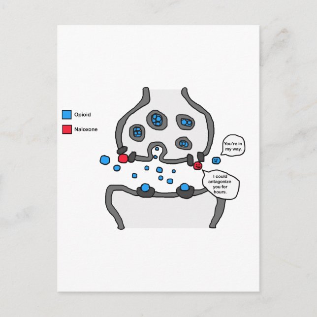 I could antagonize you postcard (Front)