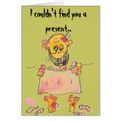 I couldn't find you a present.. (Front)