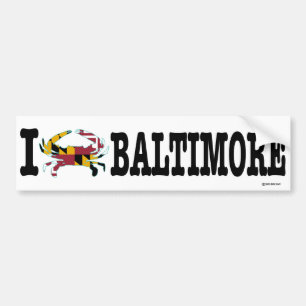 I Crab Baltimore Bumper Sticker