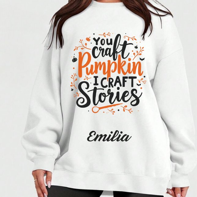 I Craft Stories Halloween Custom Tshirt for Writer (Creator Uploaded)