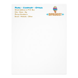 Ice Cream Letterhead | Zazzle