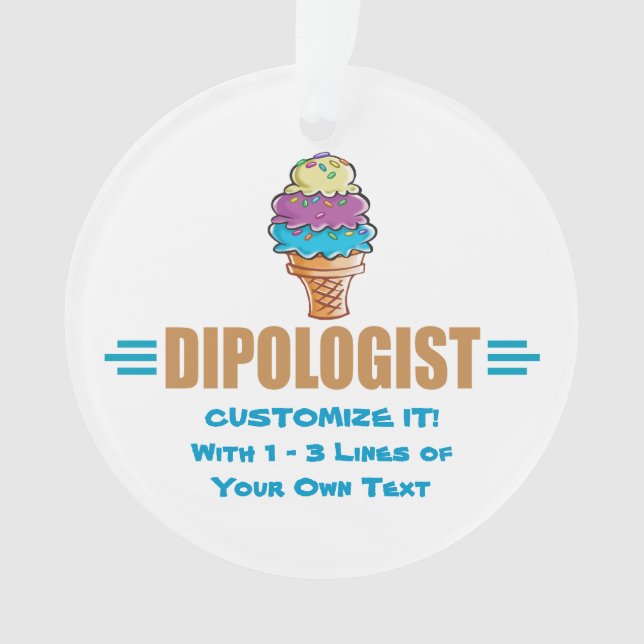 I Cream Parlor Ornament (Front)