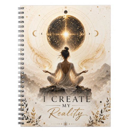 I Create My Reality – Inspirational Notebook