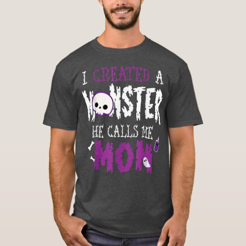 I Created A Monster Halloween Costume Tee For Mom 