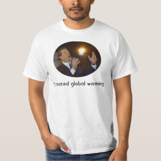 I created global warming T-Shirt