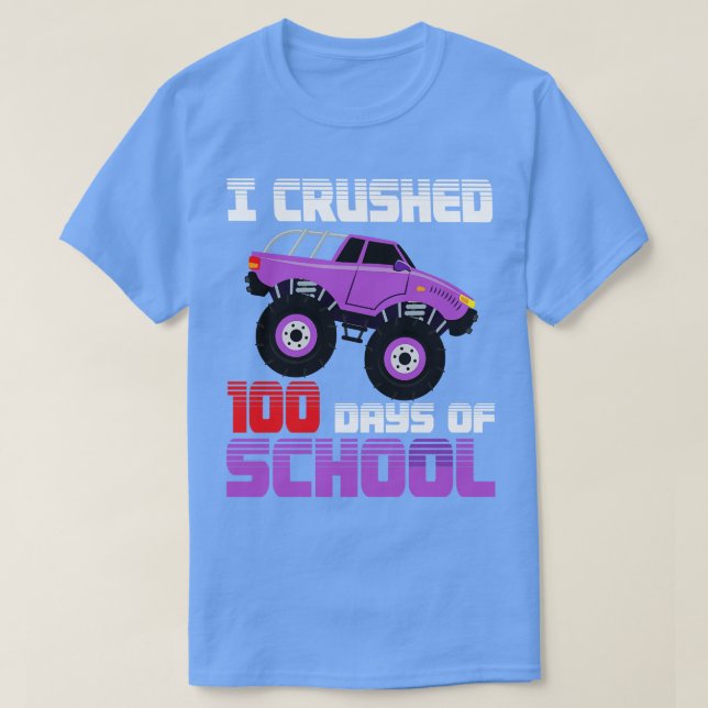 I Crusehd 100 days of school Kids T-Shirt (Design Front)