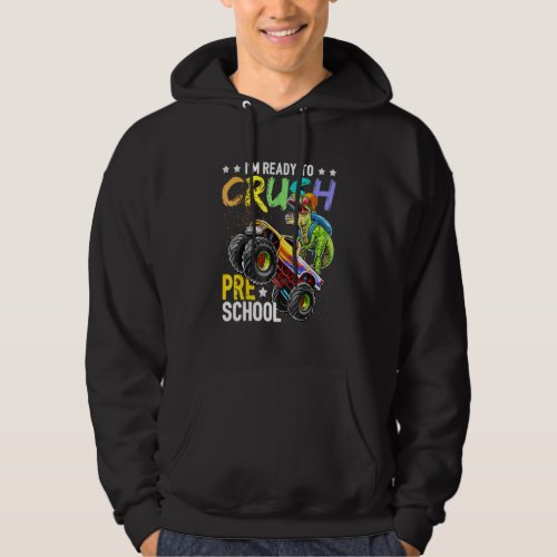 I Crushed 100 Days Of School  Happy 100th Day Stud Hoodie