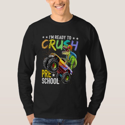 I Crushed 100 Days Of School  Happy 100th Day Stud T_Shirt