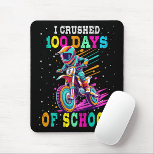 I crushed 100 days of school Motocross Mouse Pad