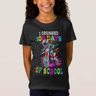 I crushed 100 days of school Motocross T-Shirt