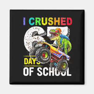 I Crushed 67 Days Of School Funny Six Seven Meme B Magnet