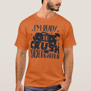 I Crushed Kindergarten Monster Truck Graduation 20 T-Shirt