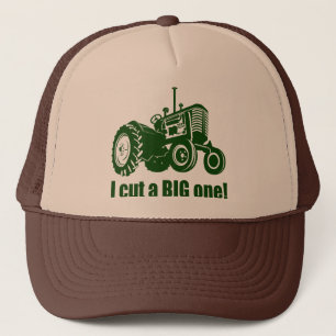 I Cut A Big One Landscaper Trucker Hat