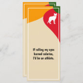 “I’d be an athlete” Bookmark – J to G (Front/Back)