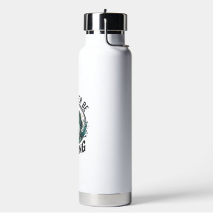 I’d Rather Be Fishing Vintage Bass Fisherman T-Shi Water Bottle