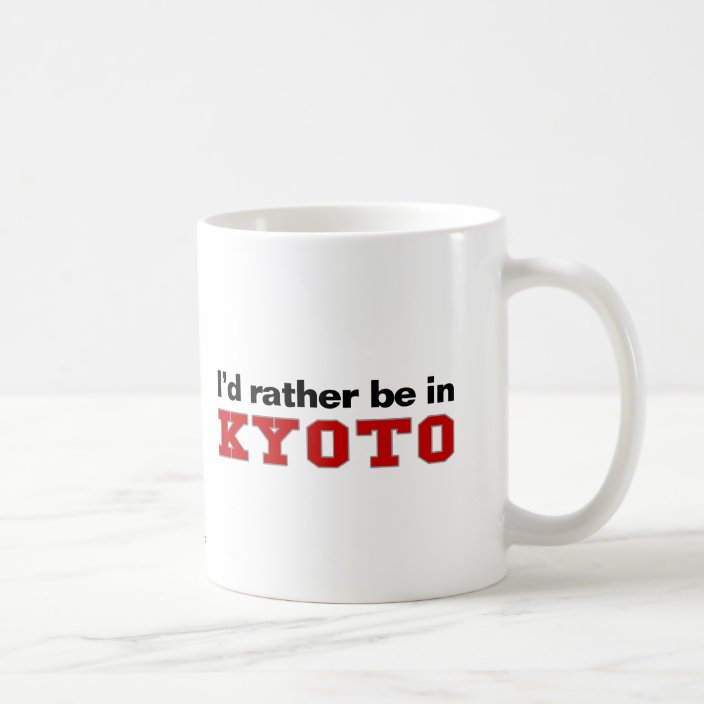I'd Rather Be In Kyoto Mug