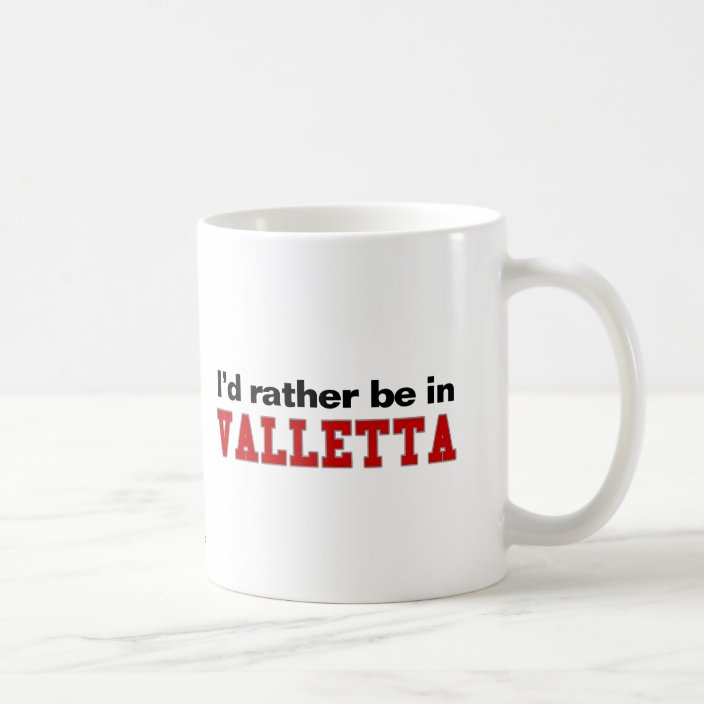I'd Rather Be In Valletta Drinkware