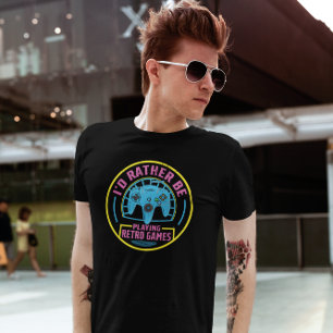 I’d Rather Be Playing Retro Games - Console T-Shirt
