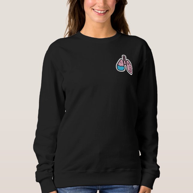 I’d Tap That Respiratory Therapist RRT Sweatshirt (Front)