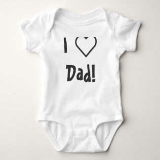 I ❤️ Dad! Baby Bodysuit