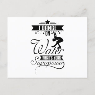 I Dance On Water Postcard