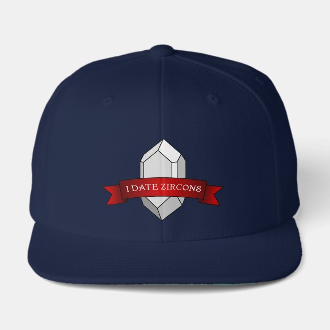 I Date Zircons Banner Visor (Front)