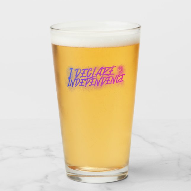 I Declare Independence Independent Center Tumbler (Front Filled)