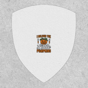 I Deliver The Little Pumpkins Halloween Nurse Shir Patch
