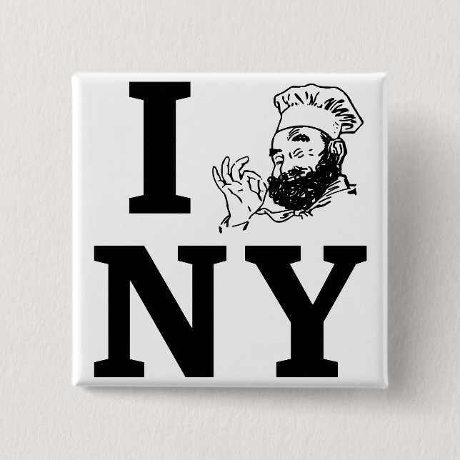 I derryX NY Square Button (Front)