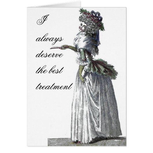 I Deserve the Best Card (Front)