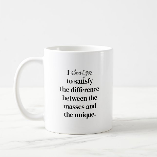 I Design Mug (Left)
