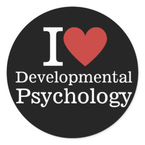 I ❤️ Developmental Psychology Students/Faculty Classic Round Sticker
