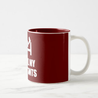 I Did-all-my- Own Stunts Two-Tone Coffee Mug