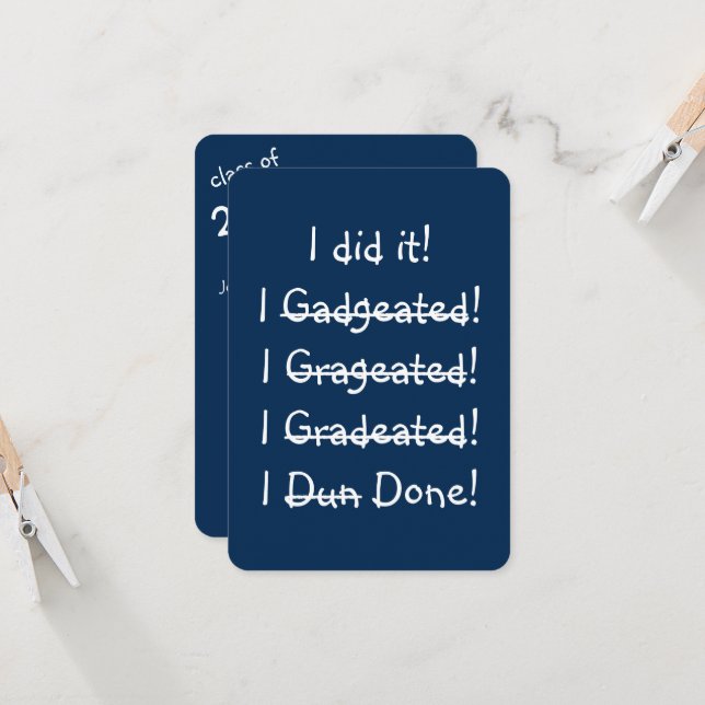 what to write in a grad party card Simple Graduation Party Invite main image 0