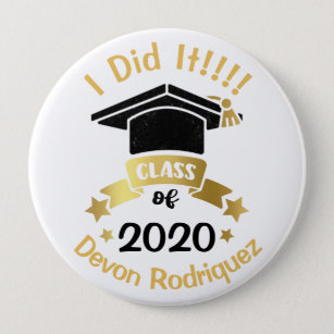 I Did It Graduation Class of 2020 Change the year Button